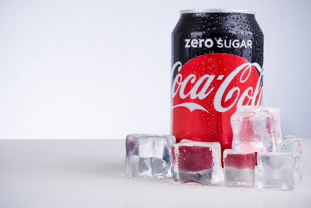 Coca-Cola zero sugar can