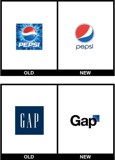 logo old new brands